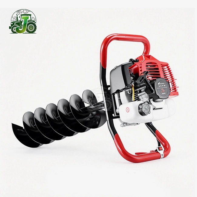 Single-Handle Gasoline Earth Drill with Alloy Bit